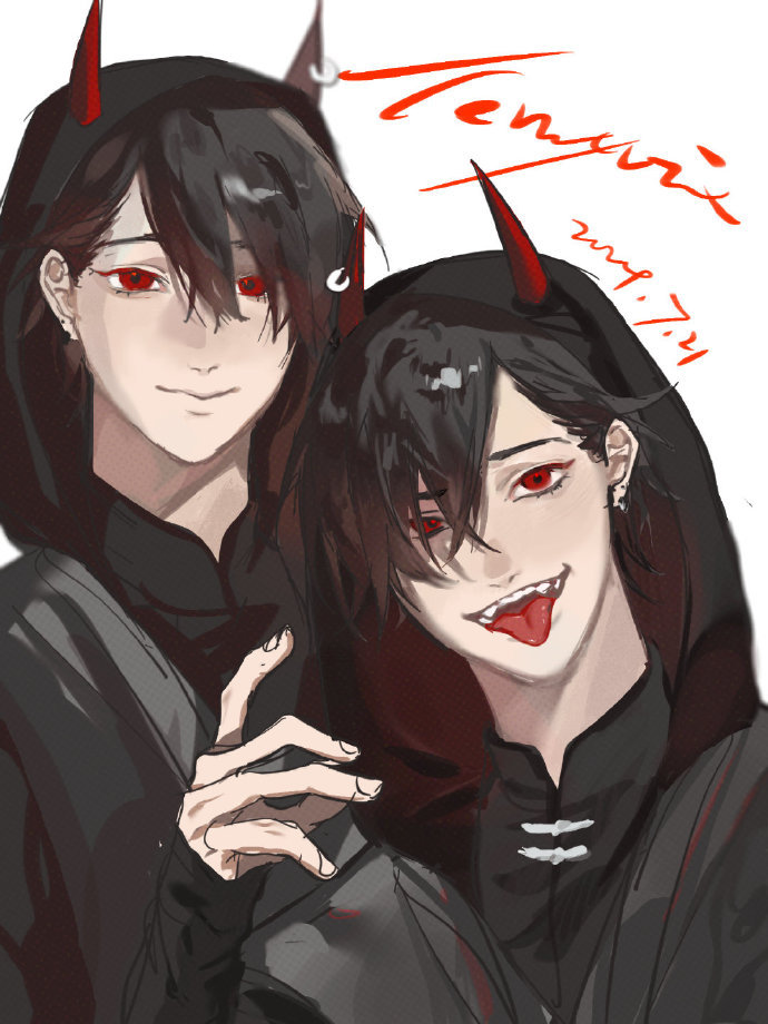 恋与深空双胞胎好萌就待在老大身边吧#恋与深空# ​​​