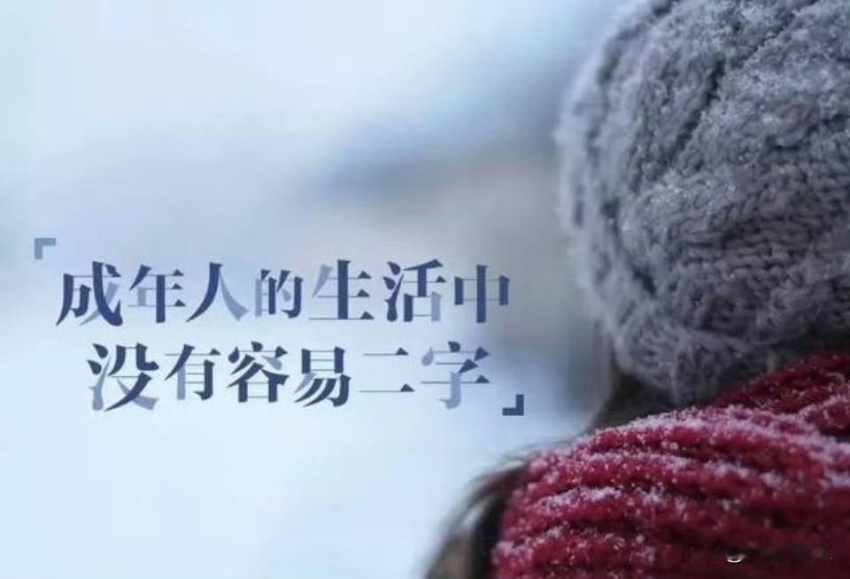 每日一金句打卡作者加速成长计划生容易，活不容易，生活不容易。成年人的世界，每有容
