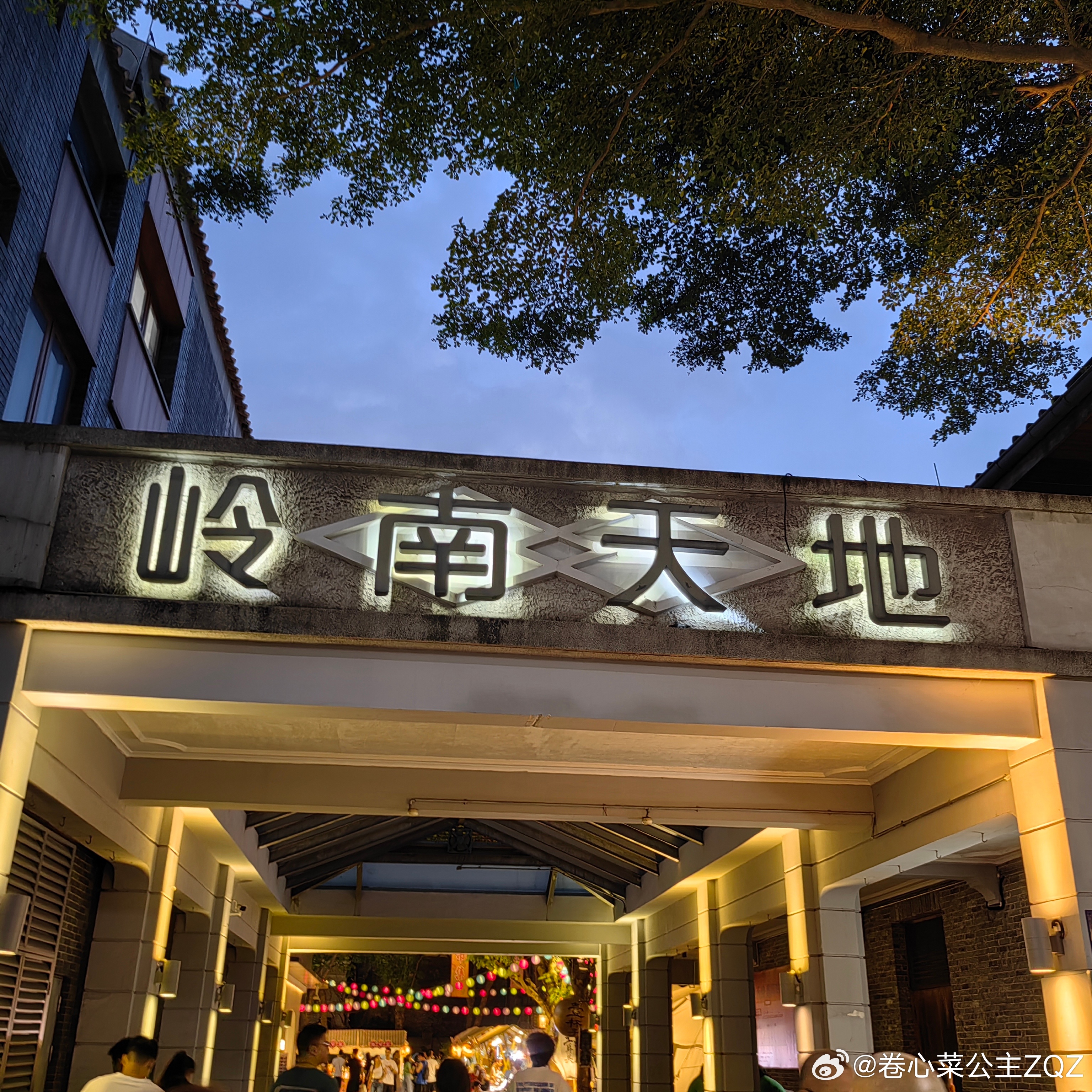 [爱你]逛了岭南天地，千灯湖[哇][憧憬]天气太热了，人挤人。吃了臭豆腐，烧烤，