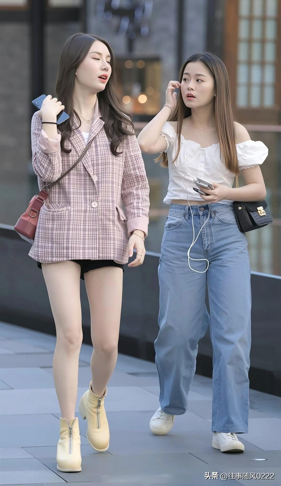 👯‍♀️ 时尚姐妹花，一起出街凹造型