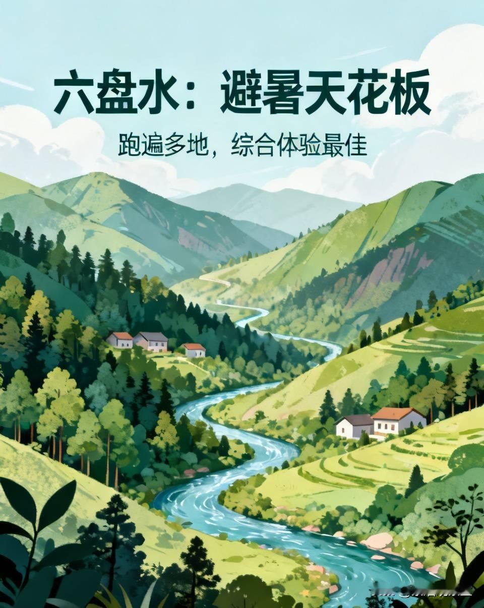 跑遍五六个避暑地，实话实说：六盘水才是真正天花板！
 
今年夏天，我先后跑了曲靖