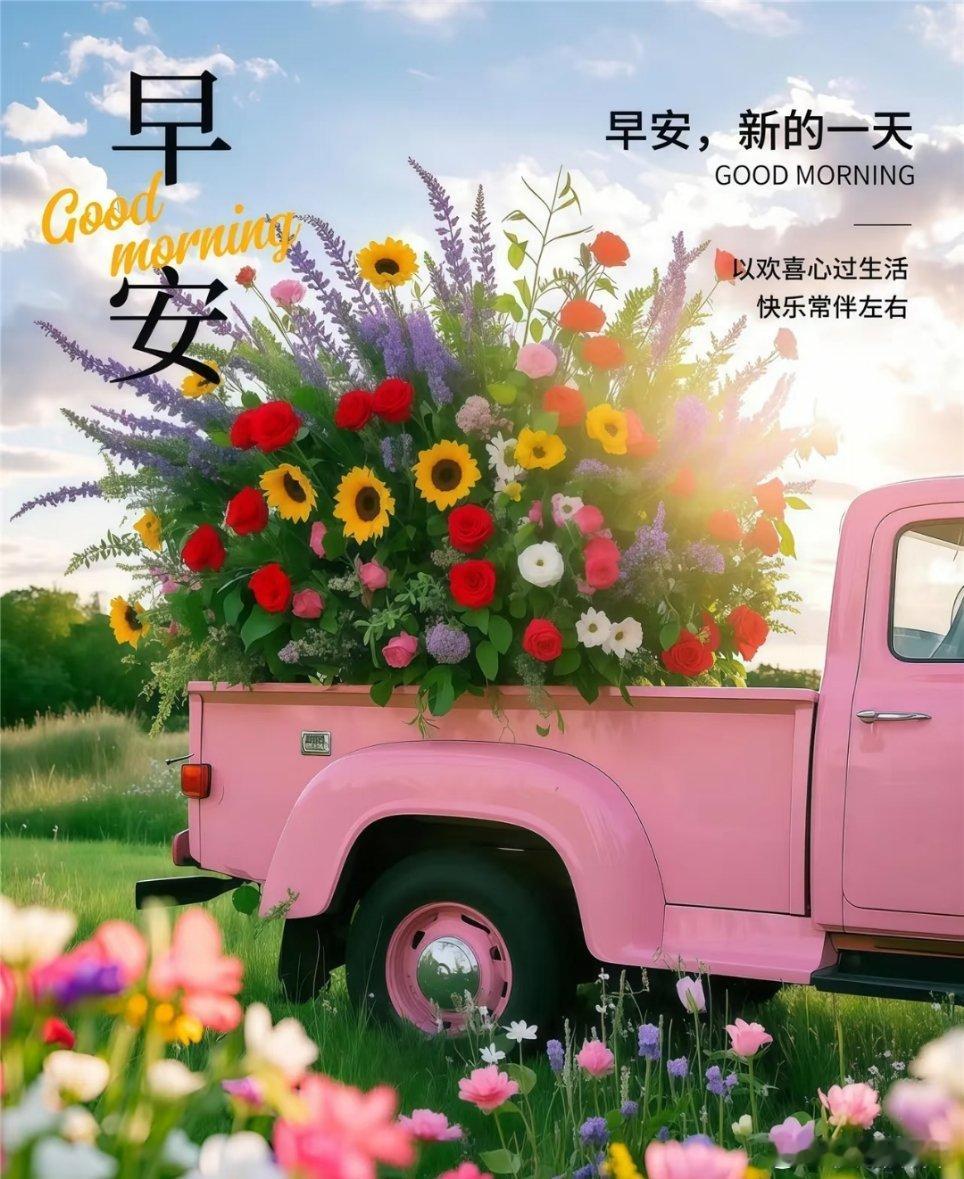 早安[超话]ᵕ̈♨𝒢𝑜𝑜𝒹 𝑀𝑜𝓇𝓃𝒾𝓃𝑔🌸生活滔滔向前