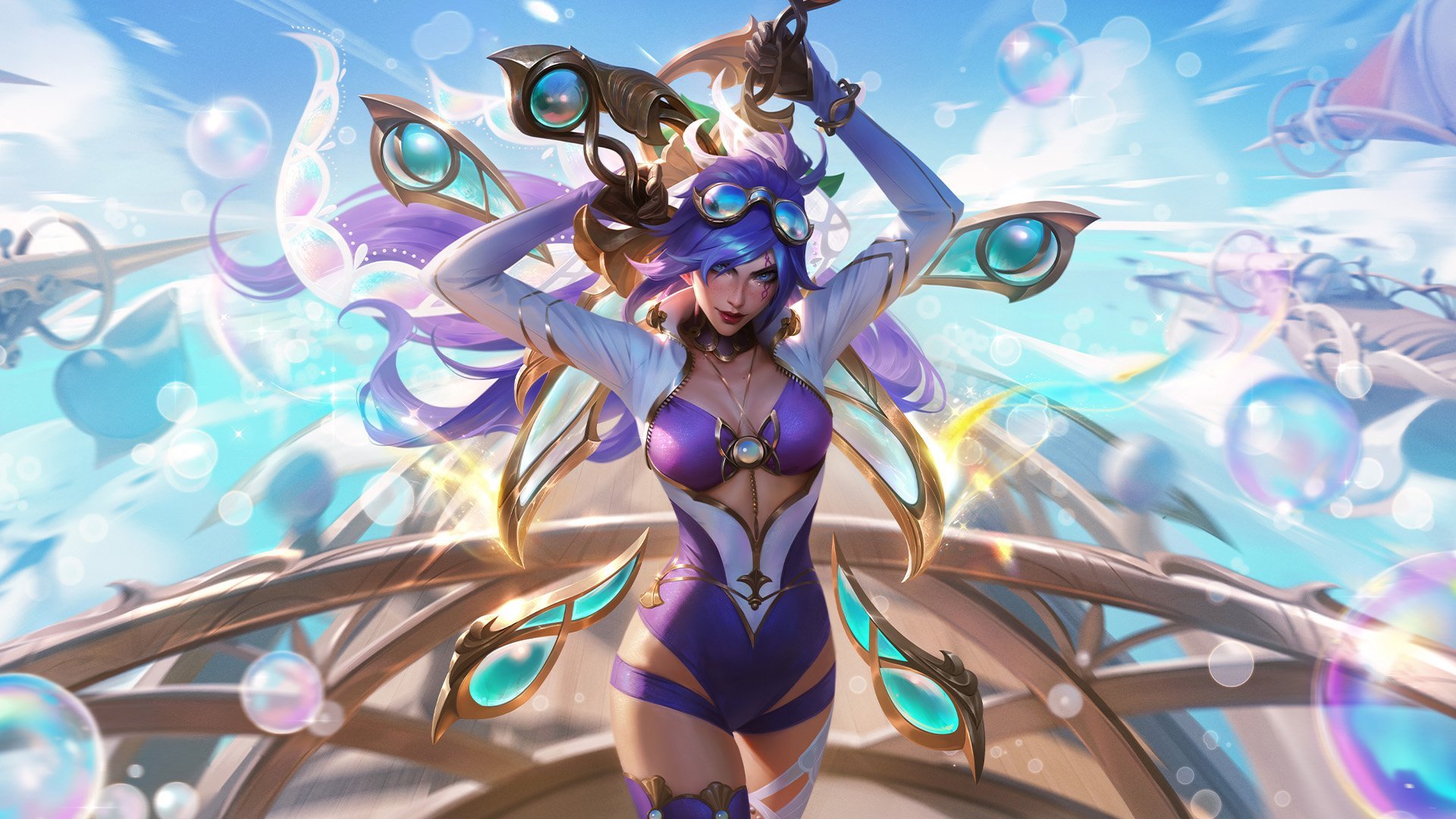 LOL手游碧空悠游系列新皮肤原画（高清版）英雄联盟
