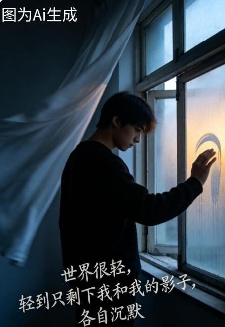 《雾》珠乡小女
风把夜吹薄
窗玻璃上，留着一层
看不清的雾

我伸手去擦
却只擦