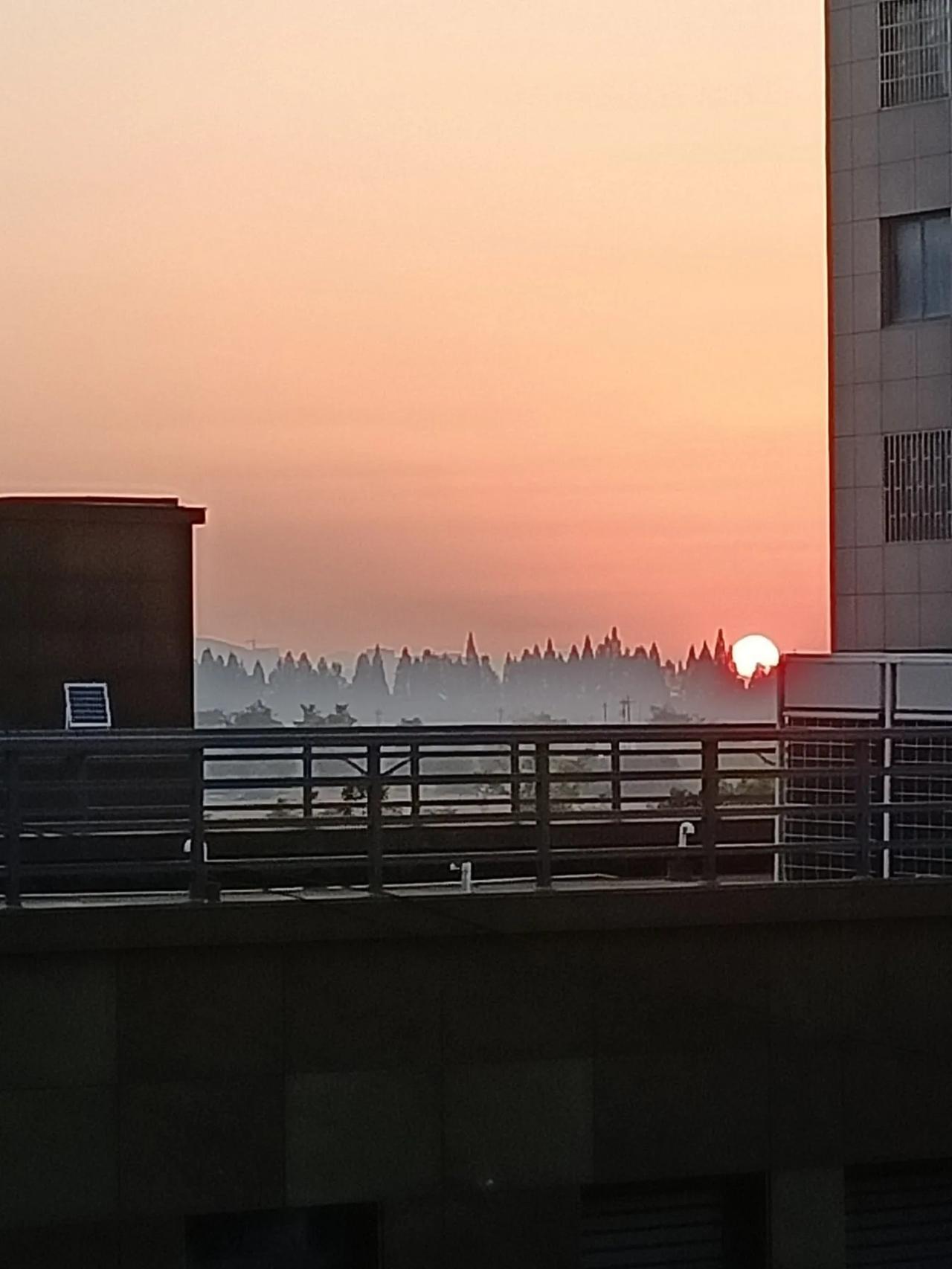 今日6点半的初阳