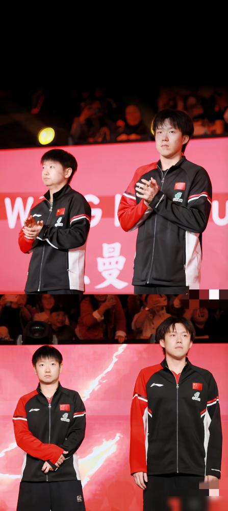 不知道大家有没有发现
香港总决赛莎头出场
有个奇怪的地方，他俩不像是搭档比赛，倒