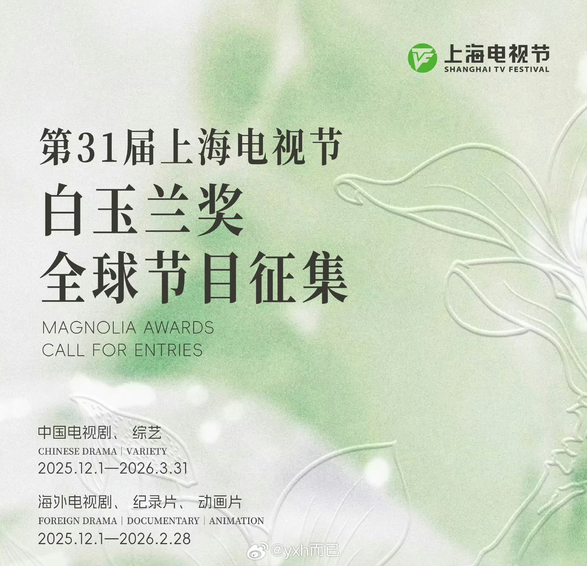 这一年有什么剧能报白玉兰？ 