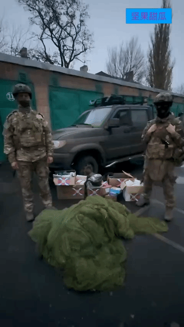 俄罗斯军人的新年礼物，来自 Veche 国际公共组织 提供的战术医疗设备、反无人