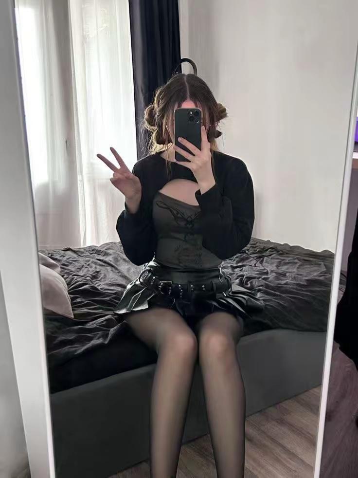 黑丝穿搭法则😇一秒提升气场值穿搭日常vlog