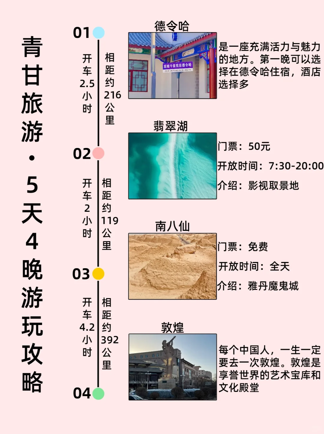 金秋9月错峰出行 青海甘肃 5天4晚游玩攻略