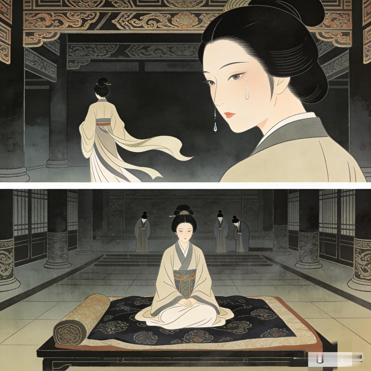 公元220年，曹操去世，33岁的曹丕接手父亲的权力。不久后，他生病，母亲来探望时