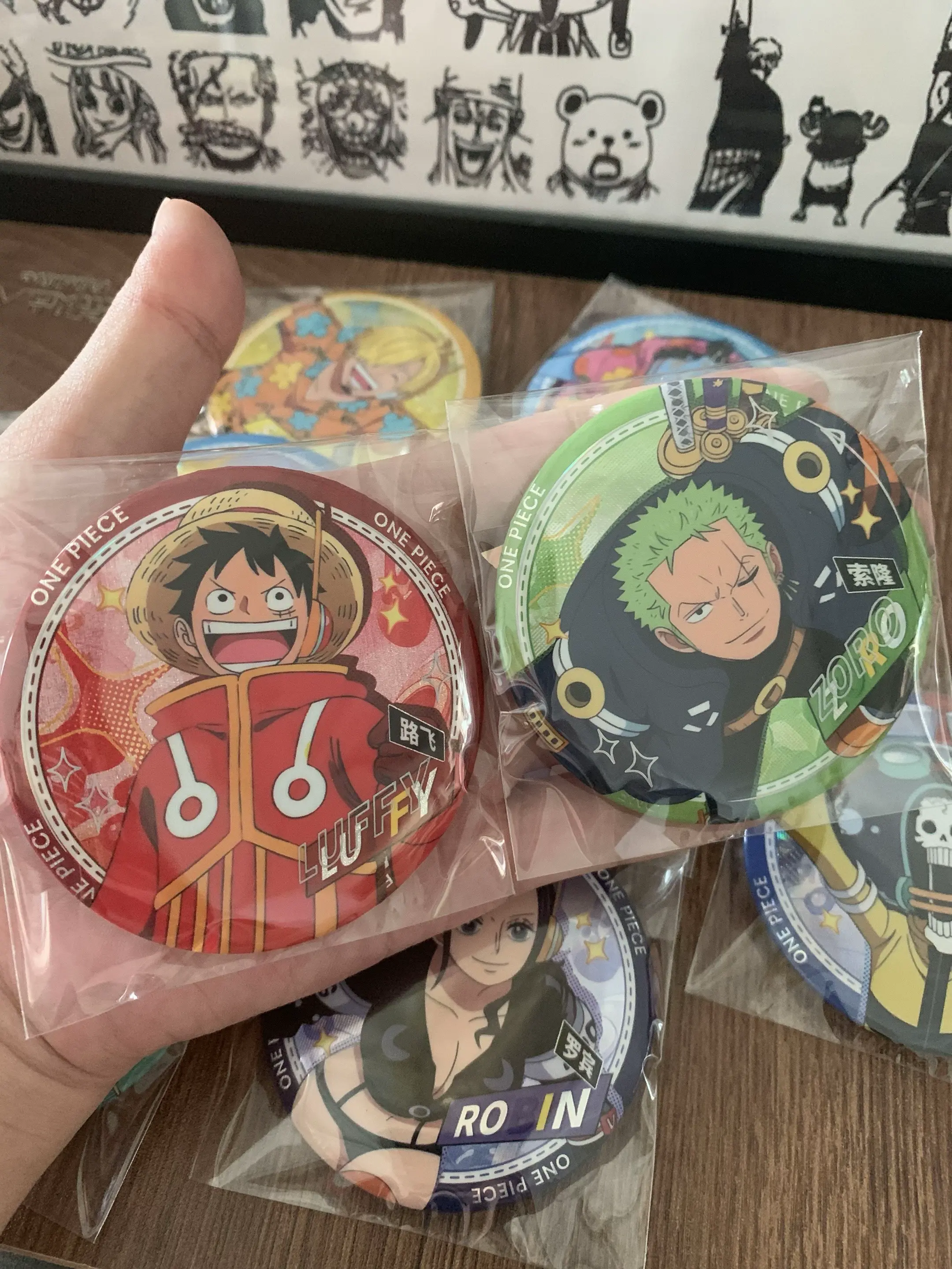 你敢信？20多就能get到草帽团全员吧唧。