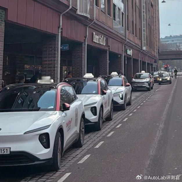 蔚来进入欧洲出租车市场，白牌是真帅[并不简单] ​​​