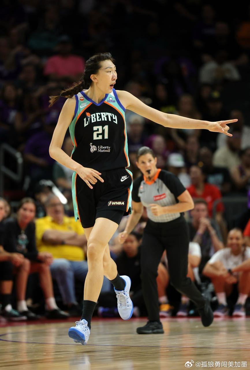 韩旭纽约自由人WNBA中国女篮常规赛🇨🇳韩旭6分2助攻！纽约自由人92-86