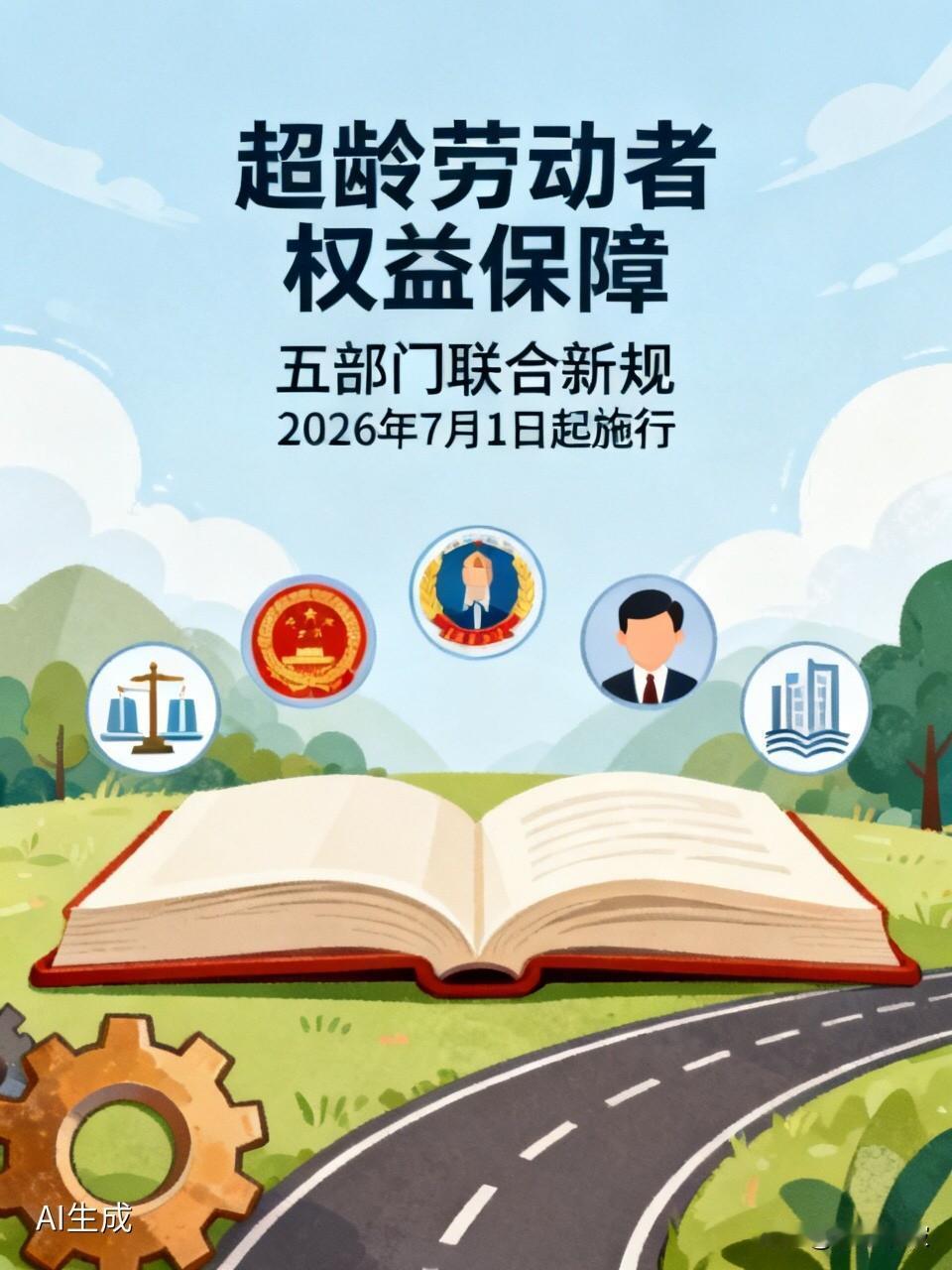 五部门联合出手！超龄劳动者迎来“保持伞”，工资、工伤、加班一律有了硬杠杠

  