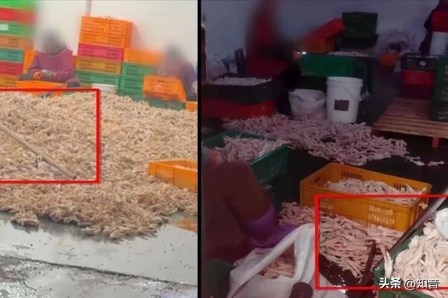 315晚会曝光食品行业乱象！

看到食用的鸡爪用双氧水漂白。

千万粉丝网红直播