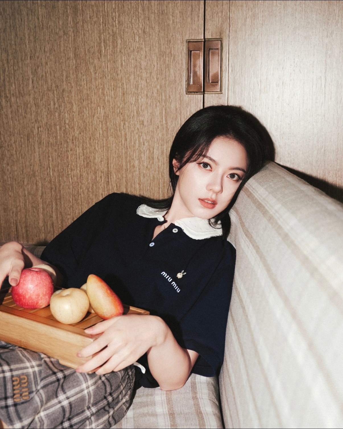小麦部进水果了！赵今麦miumiu品牌大使