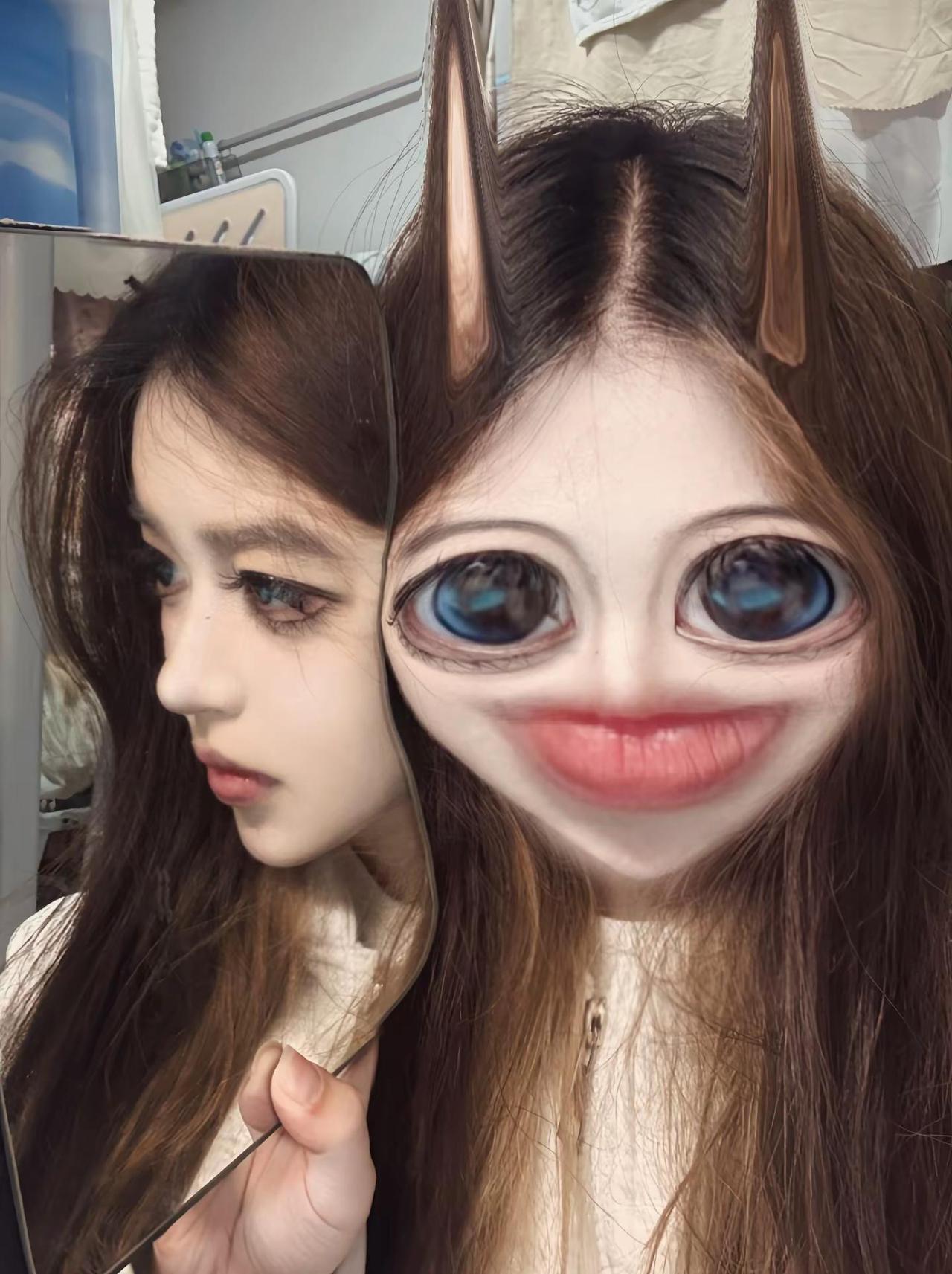 就算有什么事让我痛苦 眼泪也得从我的高鼻梁滑下去