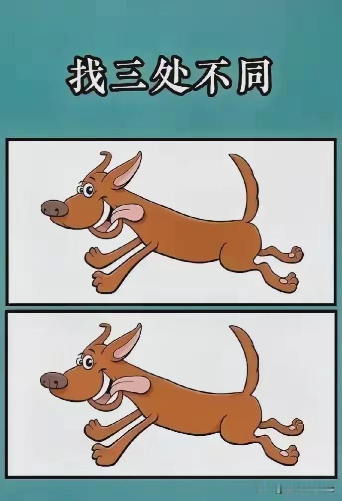 找到三处不同。