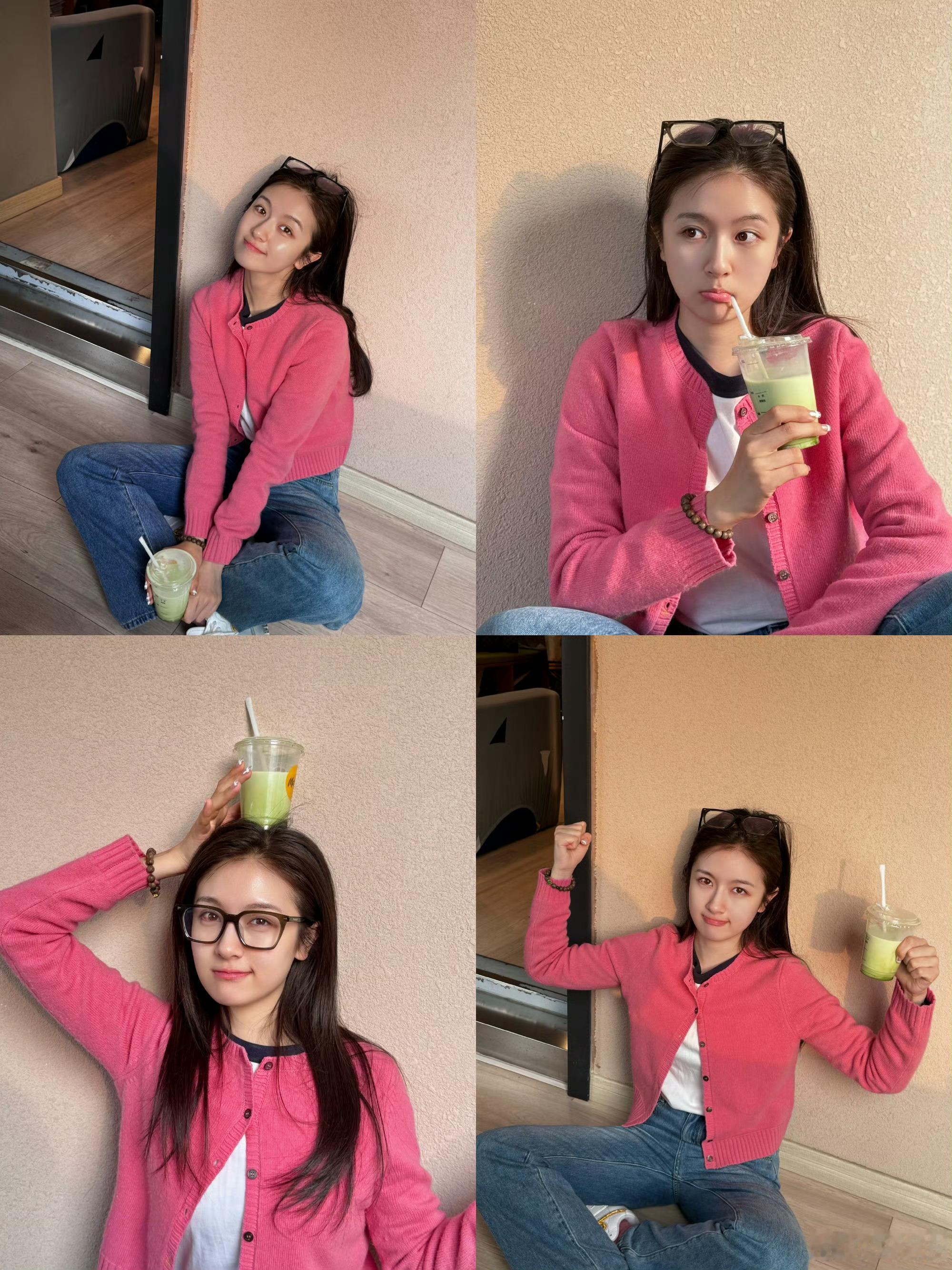 李兰迪的周一是粉色哒~眼睛怎么还是红红的啊[抱抱] ​​​