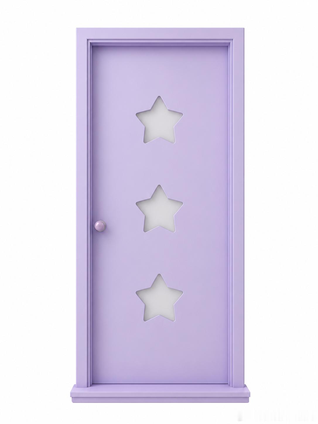 【第176扇🚪】紫色镂空星星✨门，我第一眼看到的时候就特别喜欢