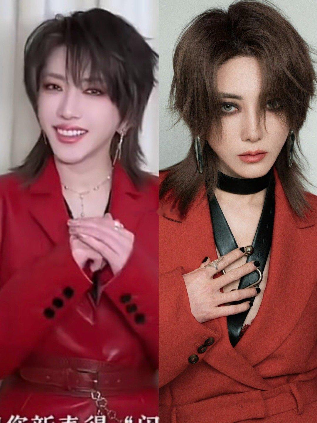 刘忻 先锋审美  小刘忻儿身穿红色皮衣官宣2月15日（大年二十八），总台《欢欢喜