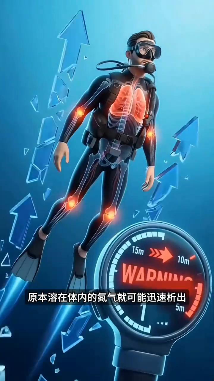 潜水上岸玄机。
为什么潜水员刚一上岸身边的人就立刻冲上去扒装备，看起来像是在抢救