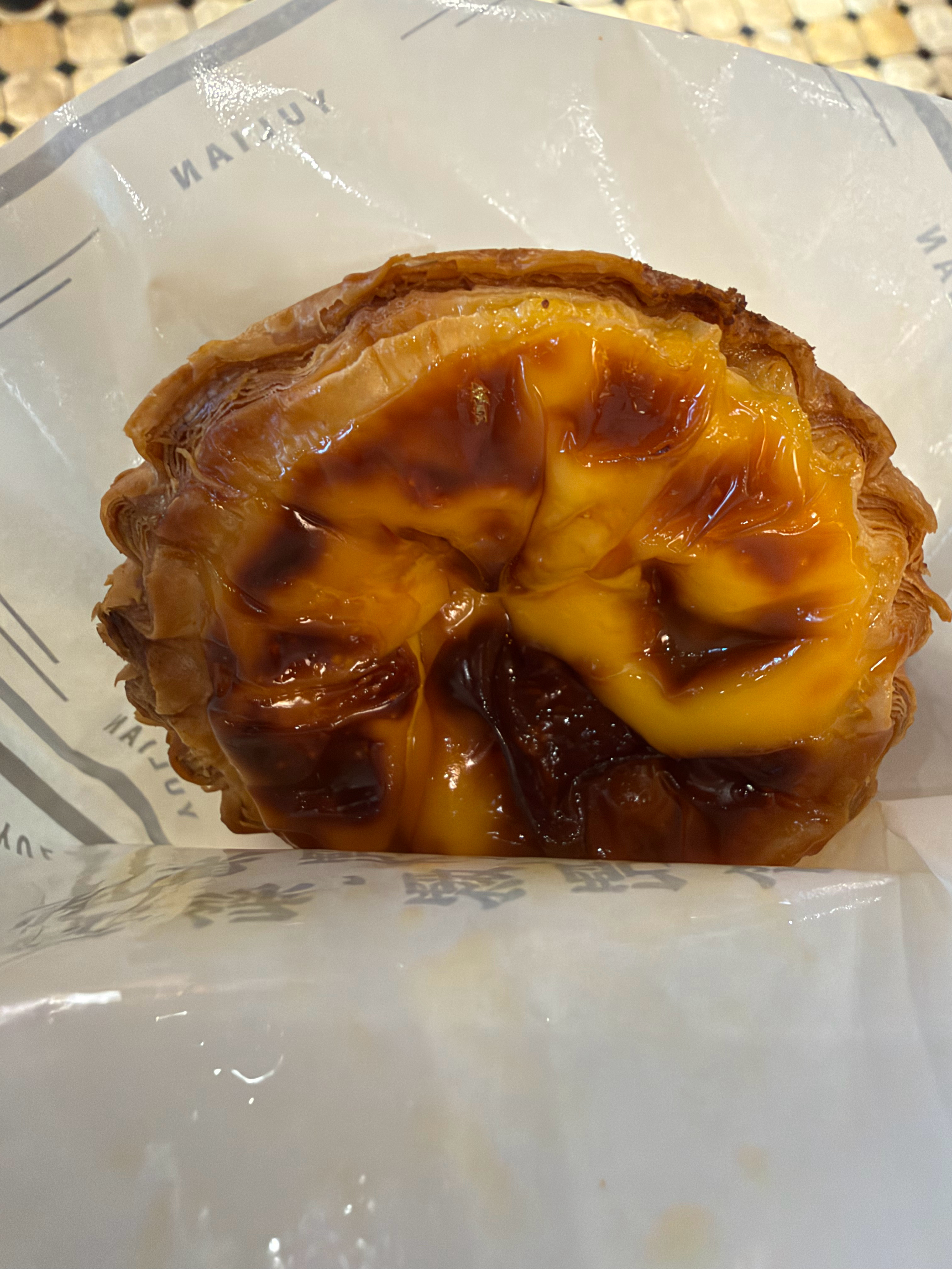 第一次吃星平鸡饭第一次喝裕莲茶楼他家蛋挞是真不错 