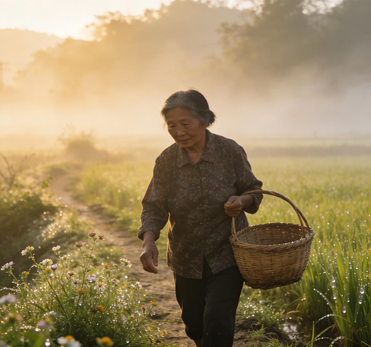 前个下午，俺正蹲在院门口拾小蒜，巧珍风风火火走过来，一屁股坐俺旁边，唉声叹气的。