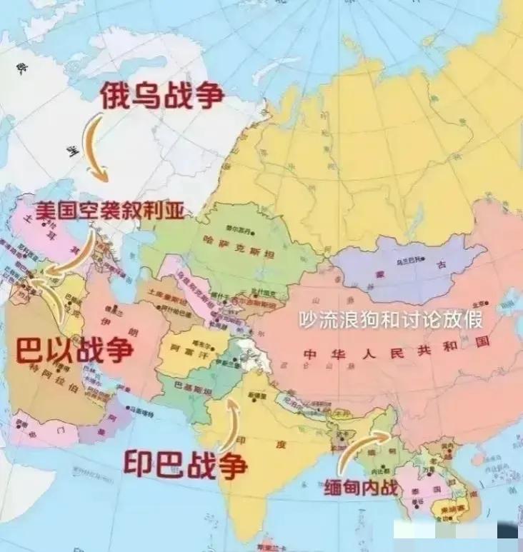 正是因为有个强大的国家，我们才能在周边战火横飞的情况下在网上为流浪狗的去留吵架，