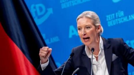 欧洲又传来一个重磅信号！德国选择党党魁魏德尔在马格德堡竞选活动上把话说得很直接：