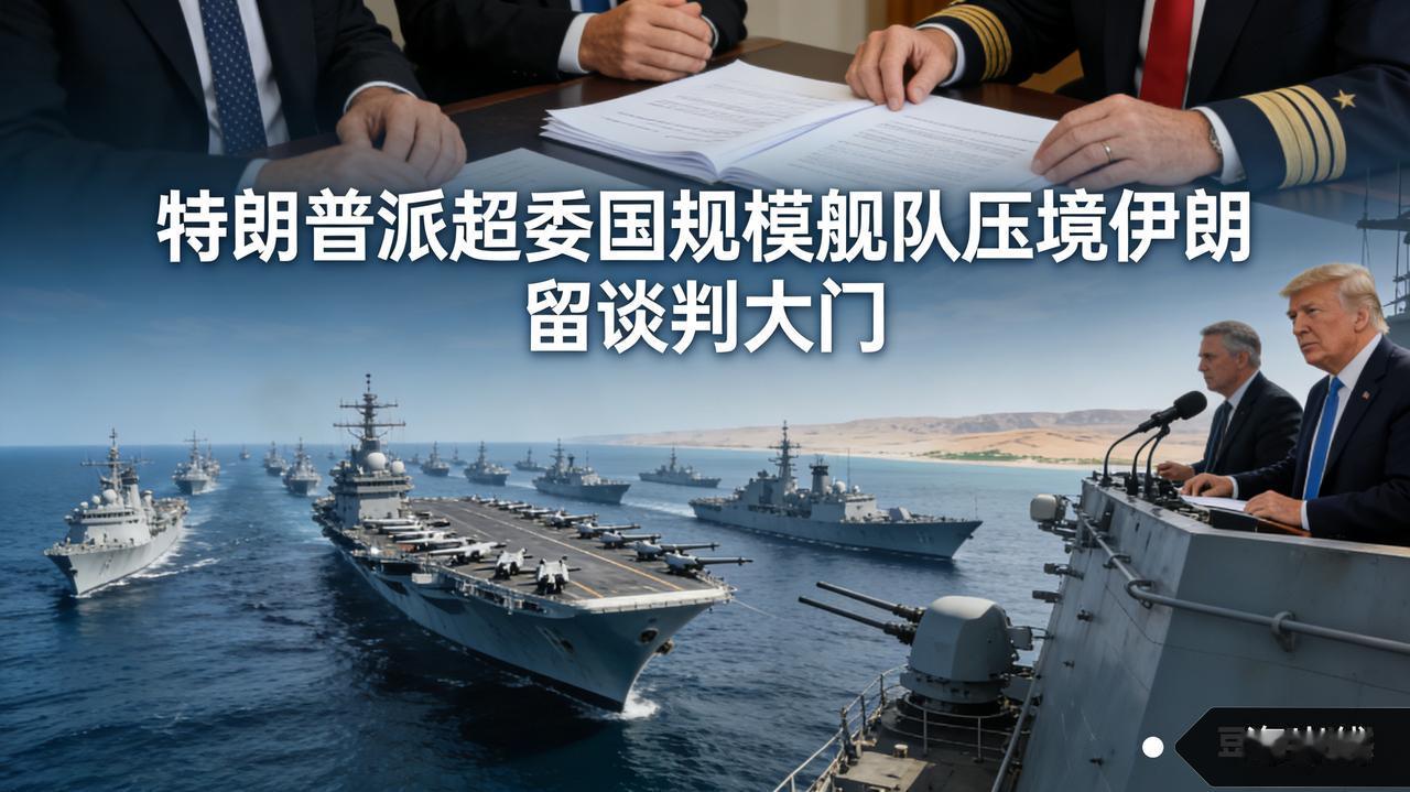 剑拔弩张！特朗普派超委国规模舰队压境伊朗，却留谈判大门
 
特朗普为迫使伊朗放弃