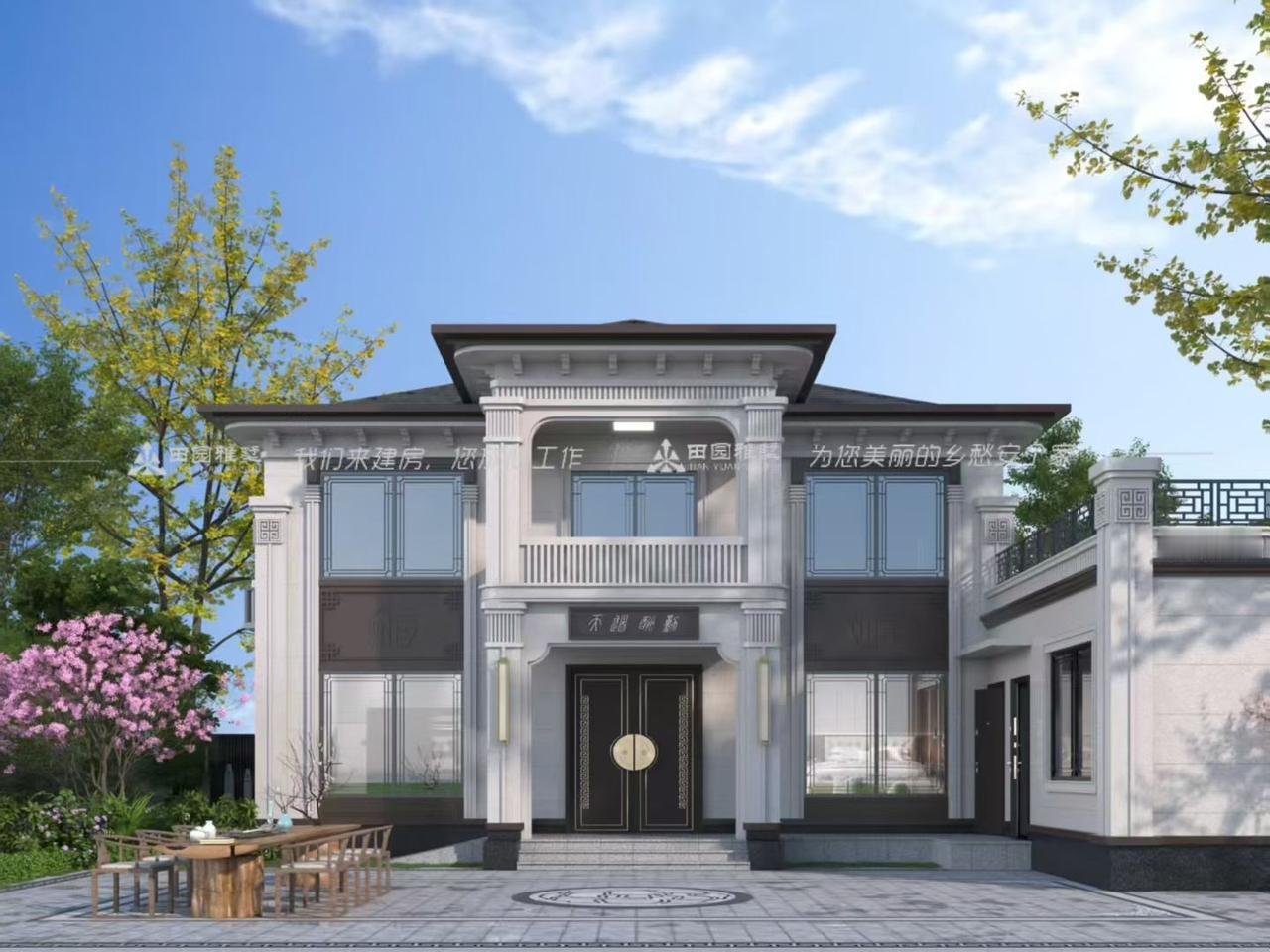 眉山新雅二层别墅达成施工合作，4月正式进场施工，在度假景区又又打造一套别墅样板自