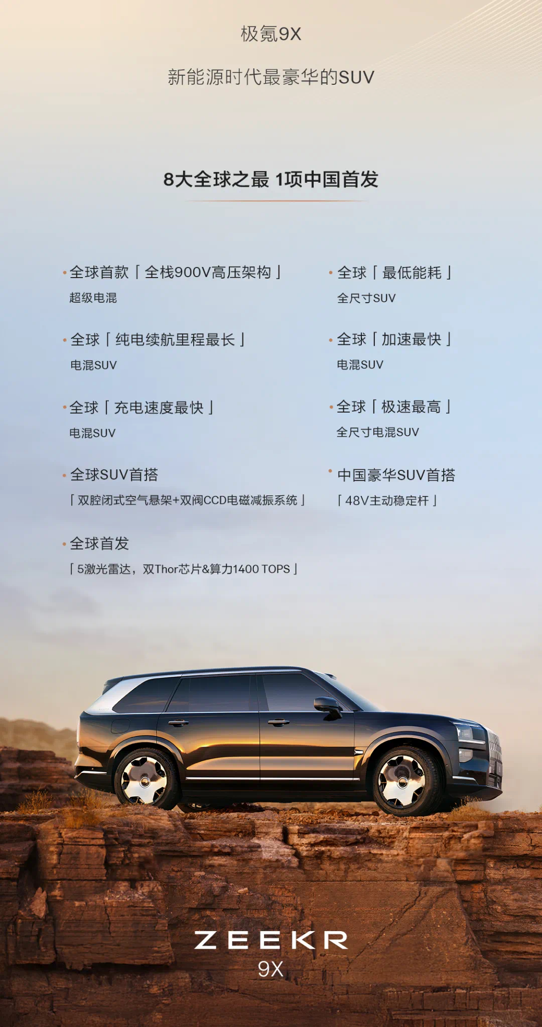 极氪9X内饰啥时候能亮相呢？新车讯评 ​​​