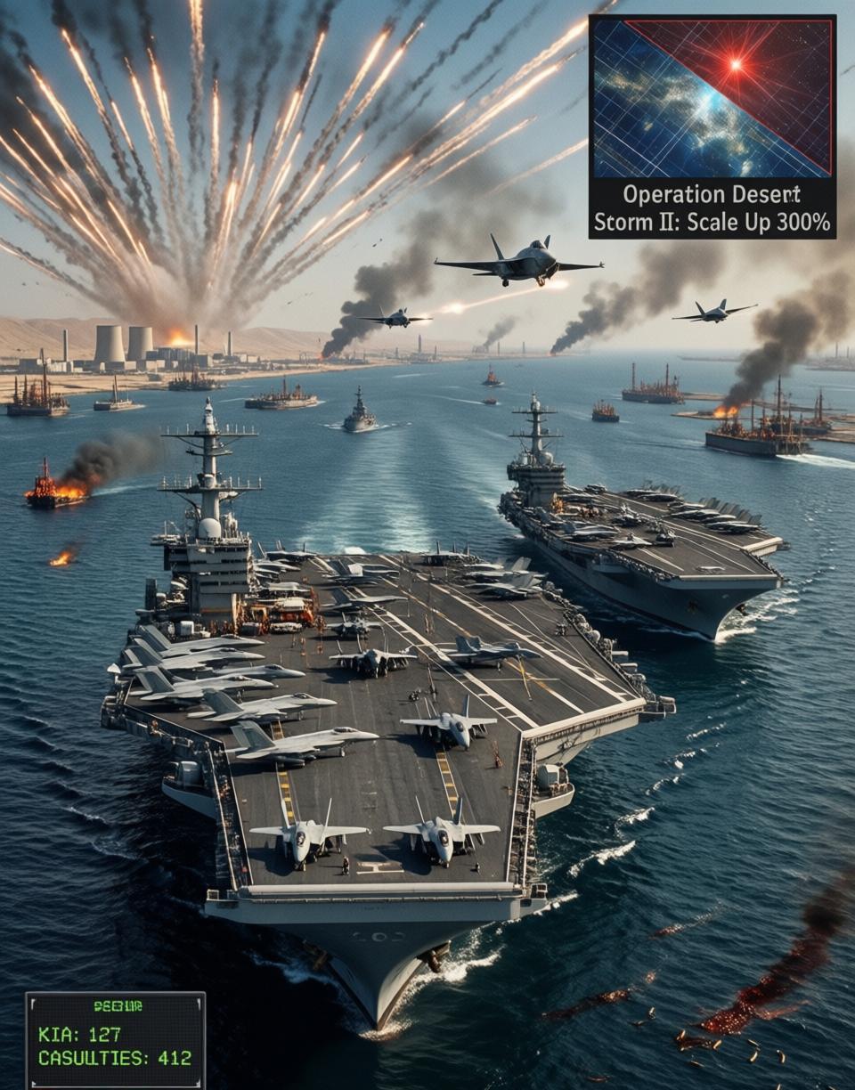 全面开火！美军双航母出动狂轰伊朗，中东被彻底拖进战争泥潭

据总台记者2月28日