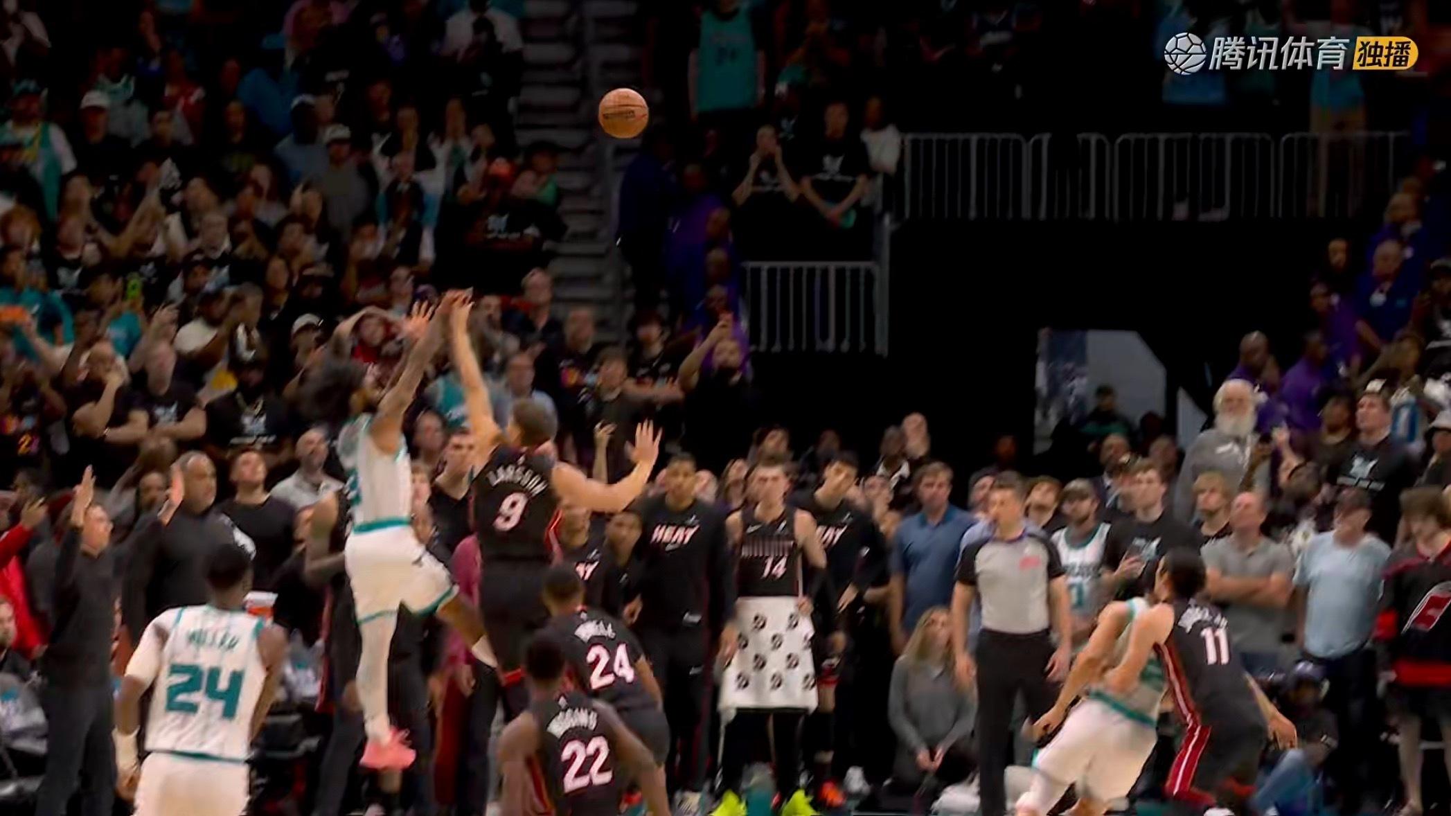 黄蜂队真硬啊硬是拖进加时了热火vs黄蜂