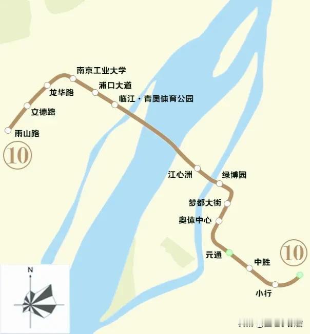 南京首条跨江地铁二期工程即将正式运营了!
       南京地铁10号线是南京首