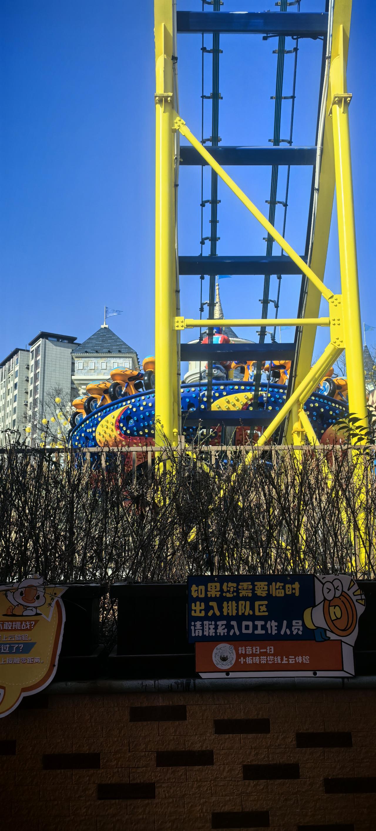 徐州乐园来了，过山车没有坐，跳楼机没有玩，只玩了个碰碰车[捂脸][捂脸]，有和我