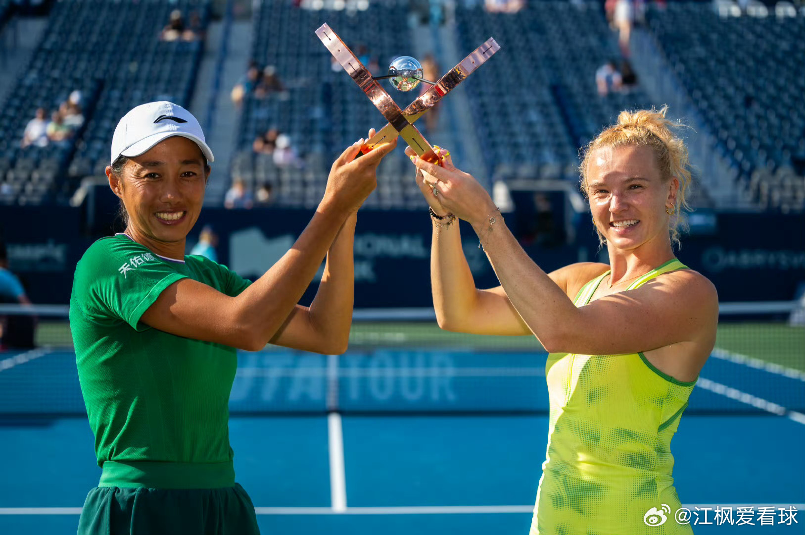WTA1000多伦多站🇺🇸双打决赛头号种子张帅🇨🇳/西尼亚科娃🇨🇿以