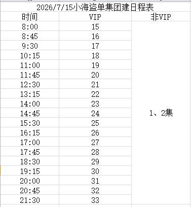 📢7.15团建分时表📢【7.15分时挂播表】昨日峰值下降149，实时热度＜6