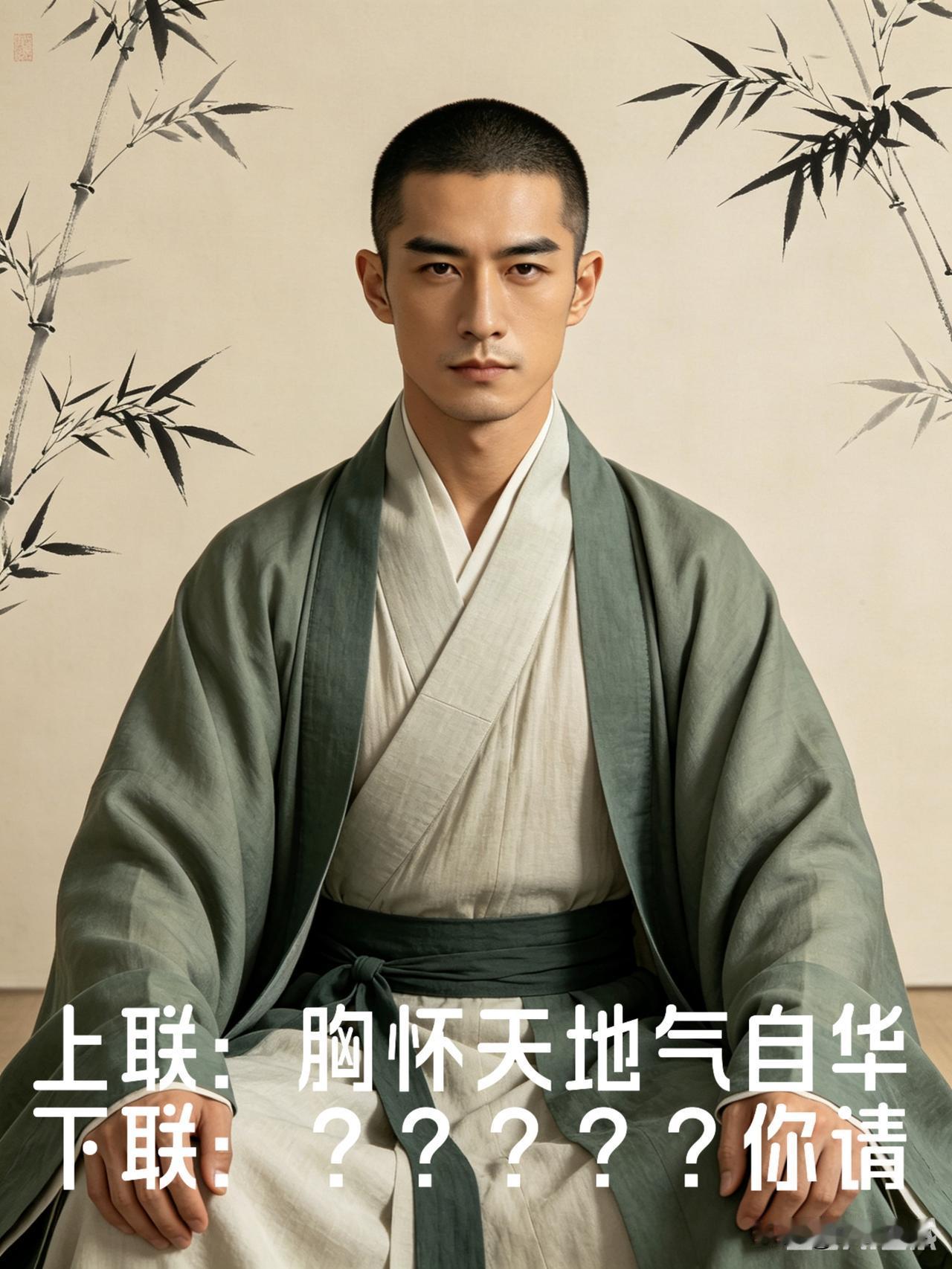 兴致一来诗兴大发，随口写下一副上联，越读越合心意！
自己苦思许久，几番打磨都没能