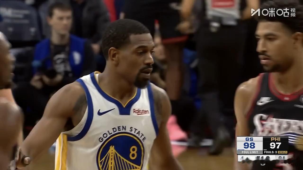 勇士队梅尔顿复出，你会打几分？我给8.5分。勇士队替补砍下67分，首发仅得31分