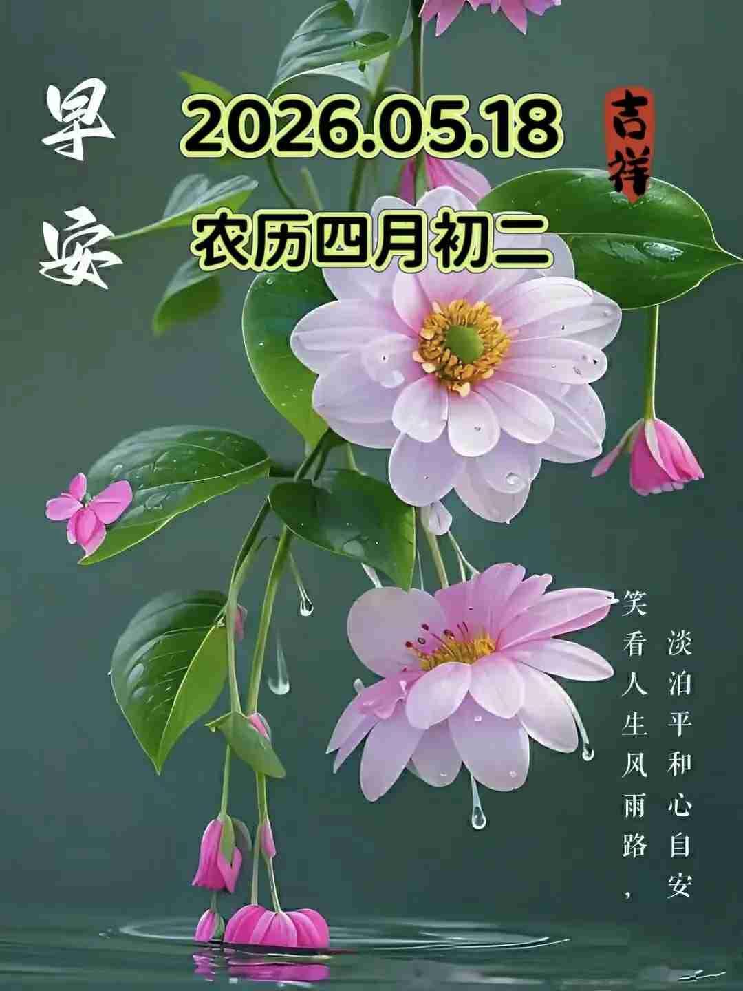 我的今日状态：😁轻松愉快
我这里的天气：🌧下雨