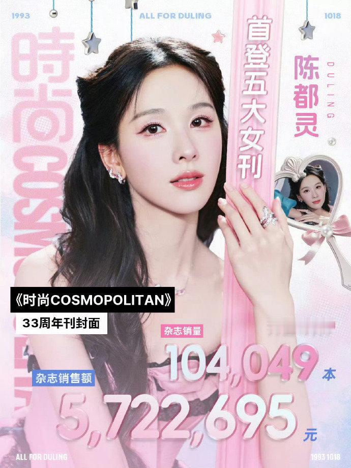 陈都灵COSMO销售额陈都灵首本五大表现力好强 陈都灵COSMO销售额，一分钟破