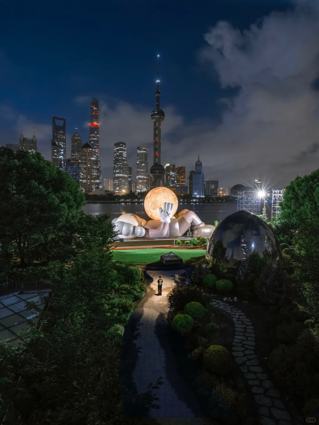 魔都拍照丨虹口北外滩的中秋节还是太超前了