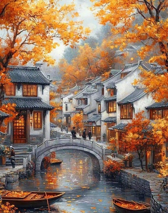 最美中华——金秋江南，黄金带甲。 ​​​