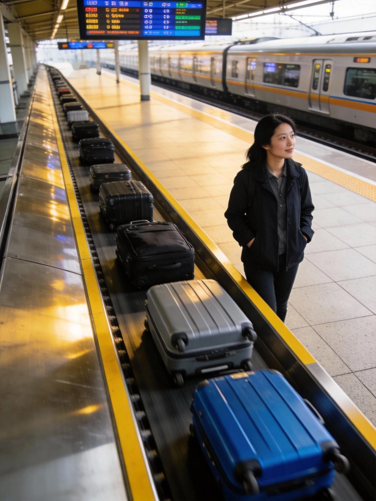 赶火车像“甩手掌柜”？铁路新服务让行李自己“跑”到站台！

你有没有遇到过这种尴