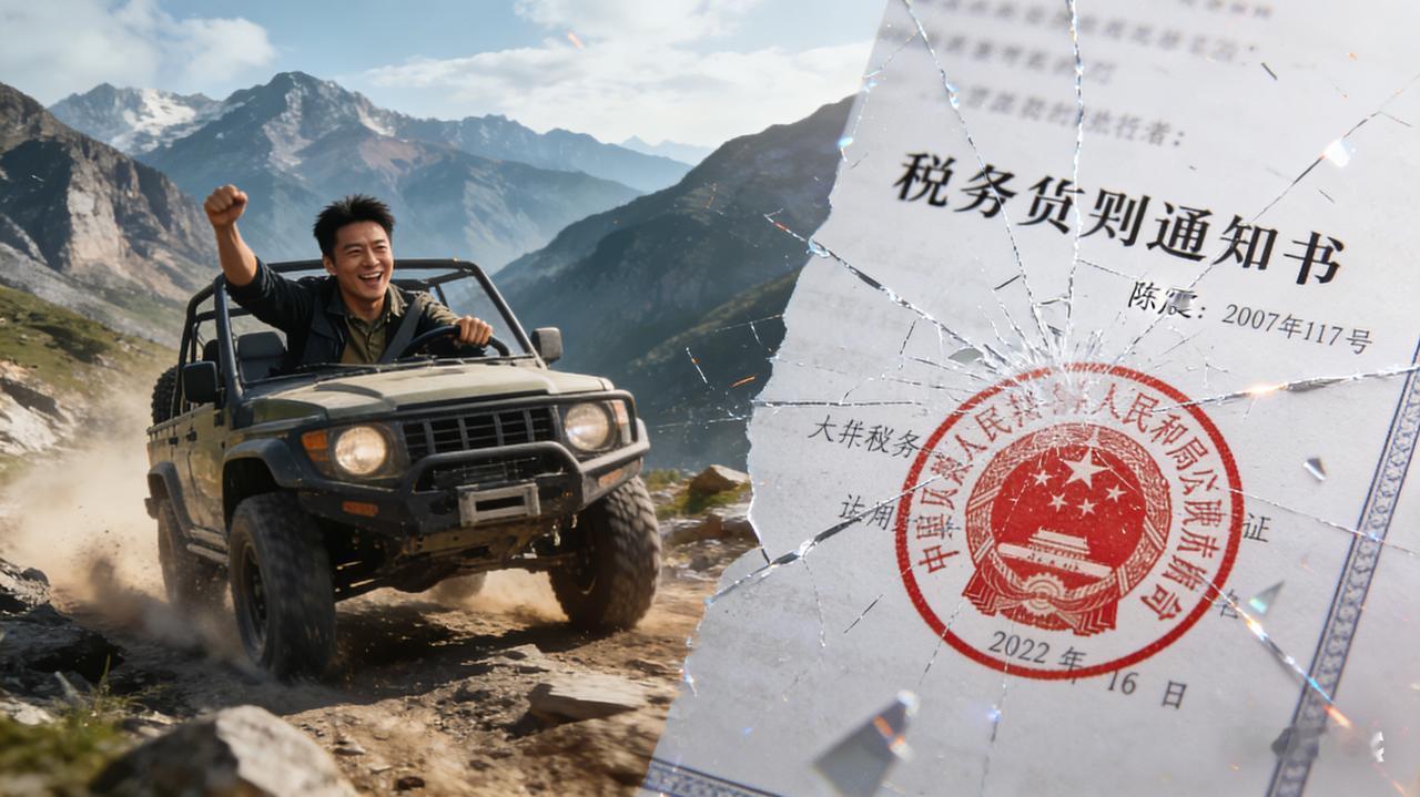 “坐拥千万粉丝的顶级车评人，一夜之间跌落神坛！陈震偷税被罚，震动整个网红圈。这不