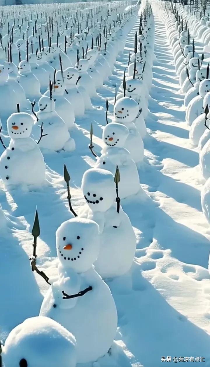 这是真的“冰”马俑，阵势强大，气势磅礴[赞]