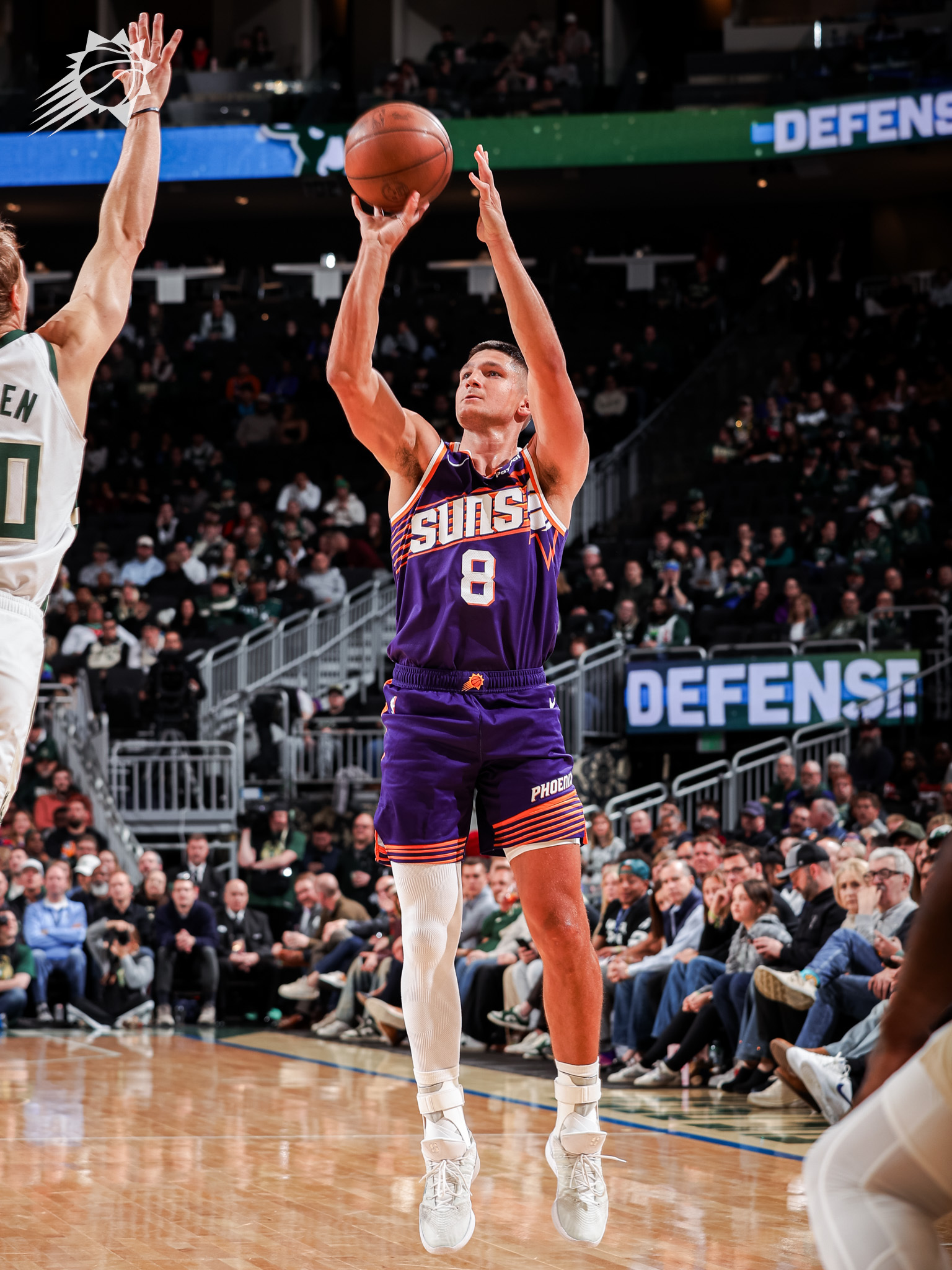 JG和阿伦连续得分，我们扩大领先至两位数 ！菲尼克斯太阳 ｜旭日东升 ｜太阳vs